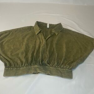 NaNa Vintage Olive Green Shirt